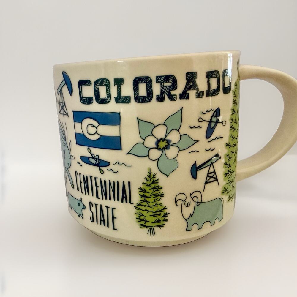 Starbucks COLORADO 2018 Been There Series 14oz Coffee Tea Mug